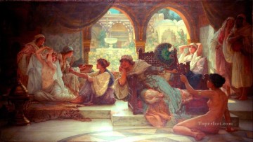 女性たちのムーアの情景 アーネスト・ノーマンド・ヴィクトリアン Oil Paintings